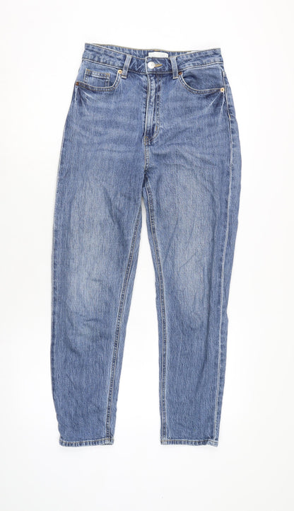 Womens UK Size 8 H&M Regular Fit Straight Blue Jeans