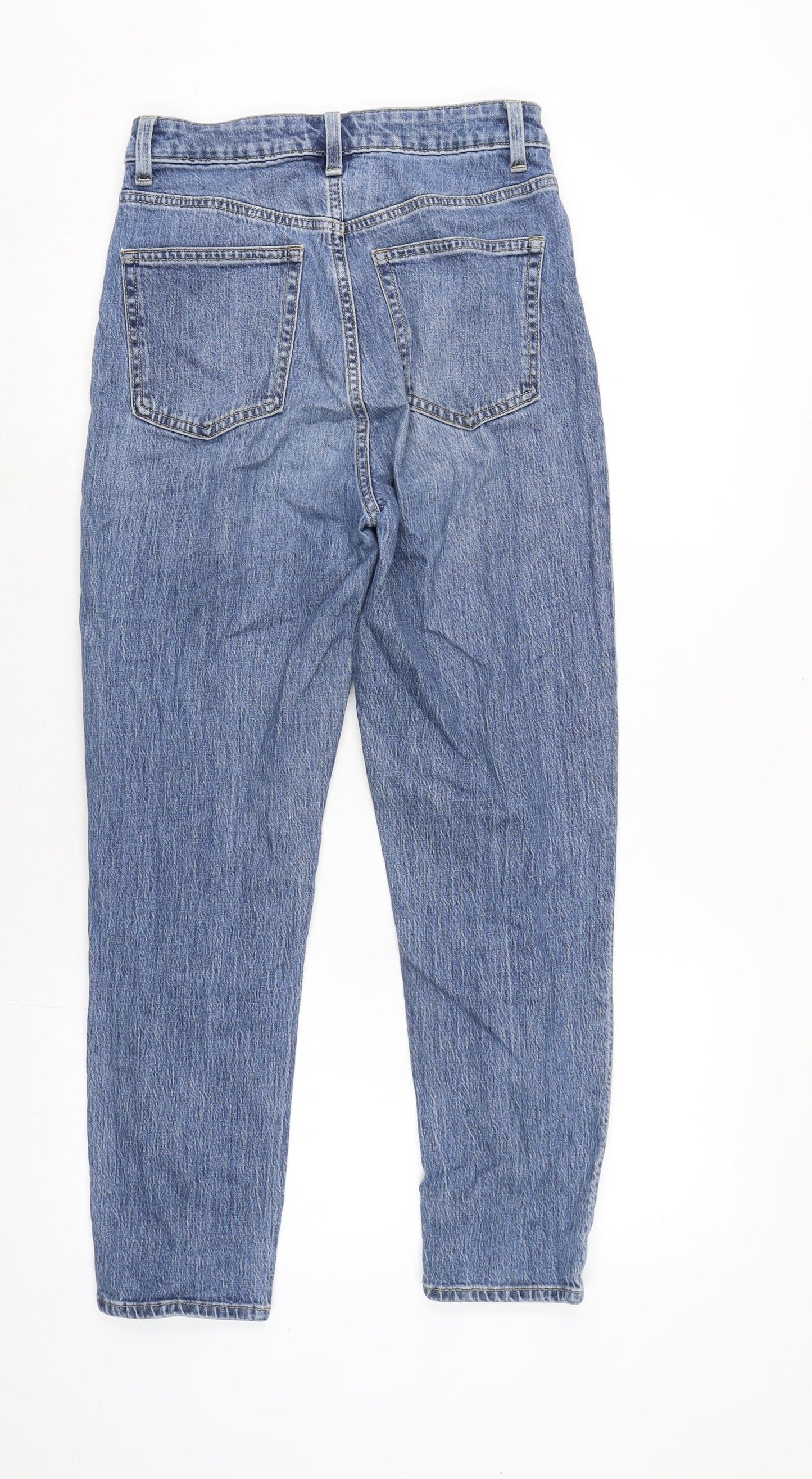 Womens UK Size 8 H&M Regular Fit Straight Blue Jeans
