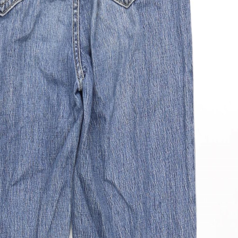 Womens UK Size 8 H&M Regular Fit Straight Blue Jeans