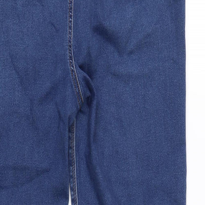 Alexa Womens Blue Cotton Blend Skinny Jeans Size 32 in L25.5 in Regular Zip