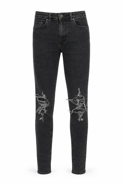 Mens UK Size 32 in New Look Regular Fit Tapered Grey Jeans