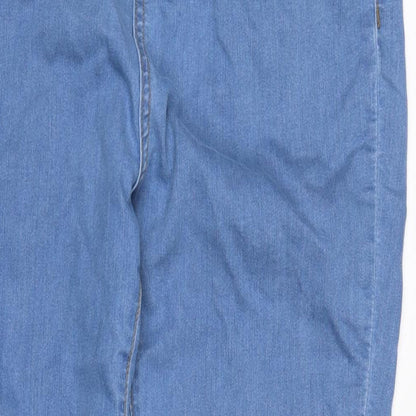 Womens UK Size 12 PRETTYLITTLETHING Regular Fit  Blue Trousers