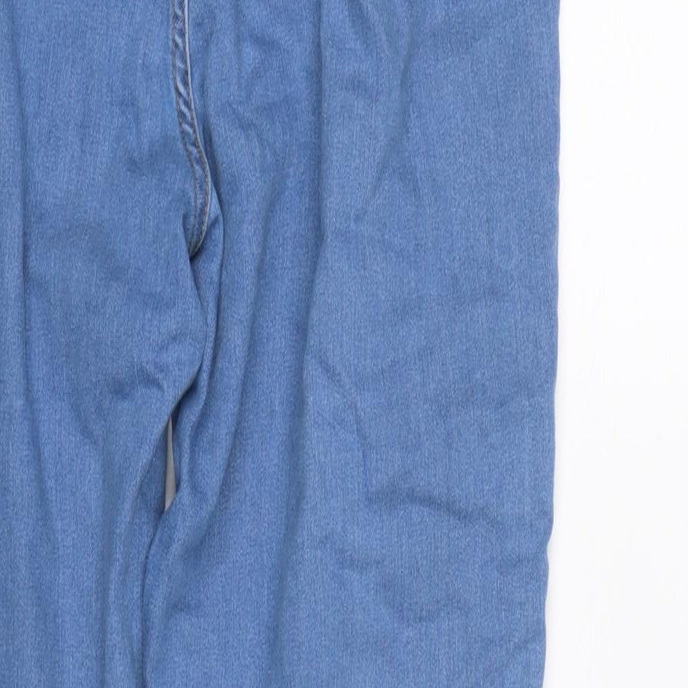 Womens UK Size 12 PRETTYLITTLETHING Regular Fit  Blue Trousers