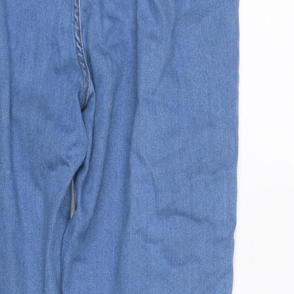 Womens UK Size 12 PRETTYLITTLETHING Regular Fit  Blue Trousers