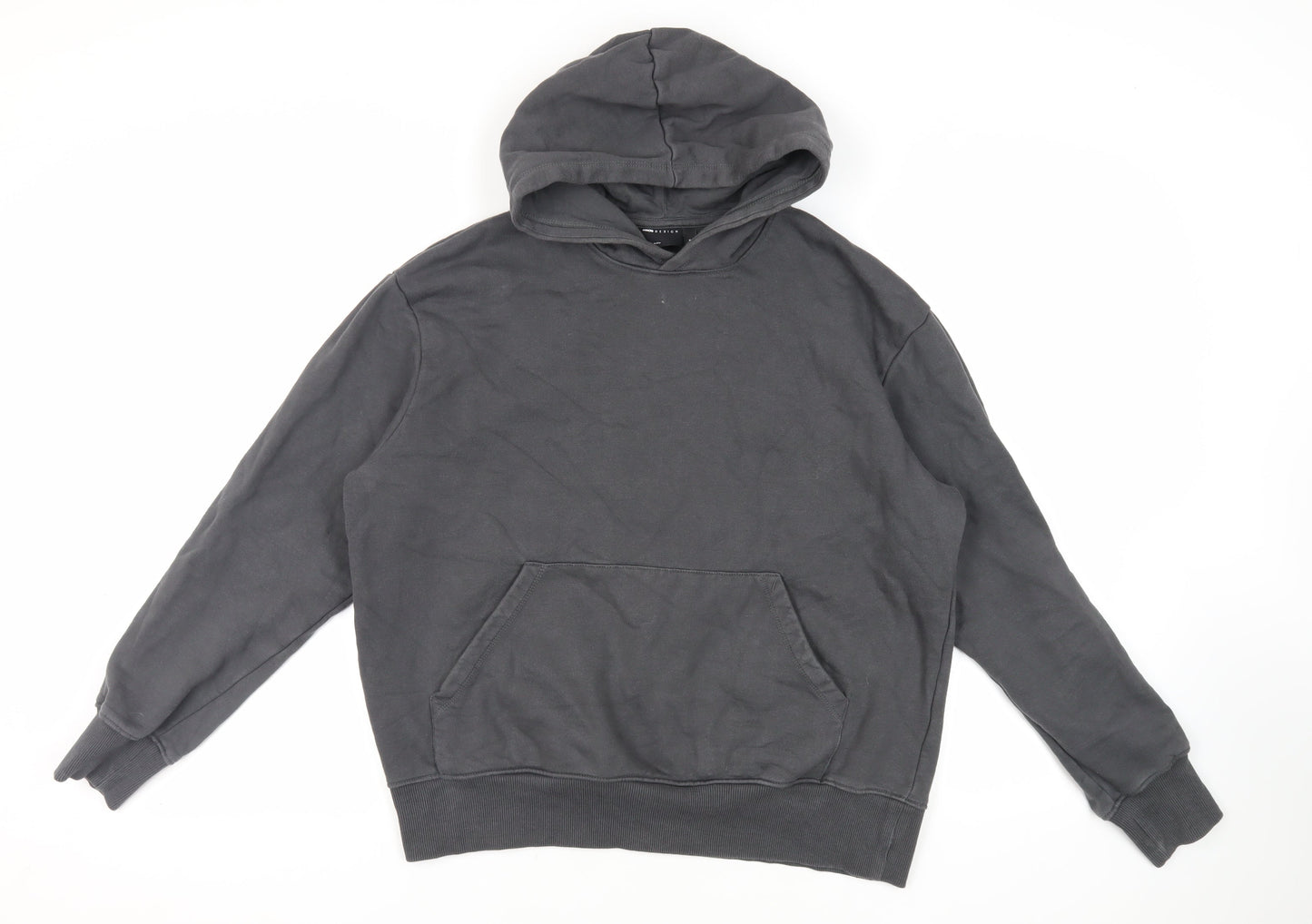 Mens UK Size M ASOS Grey Pullover Hoodie