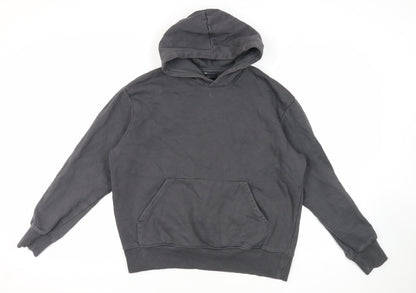 Mens UK Size M ASOS Grey Pullover Hoodie