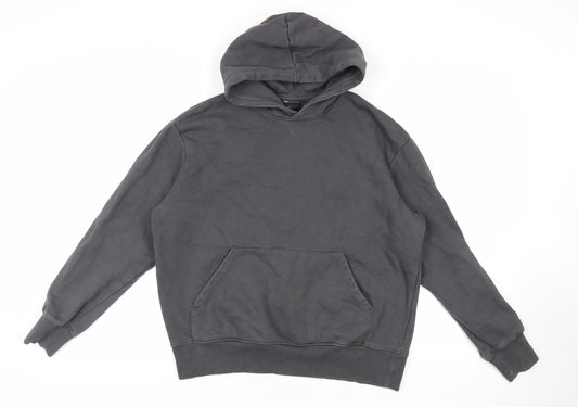 Mens UK Size M ASOS Grey Pullover Hoodie
