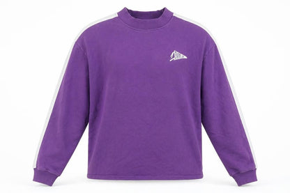Fairplay Mens Purple Cotton Pullover Sweatshirt Size L
