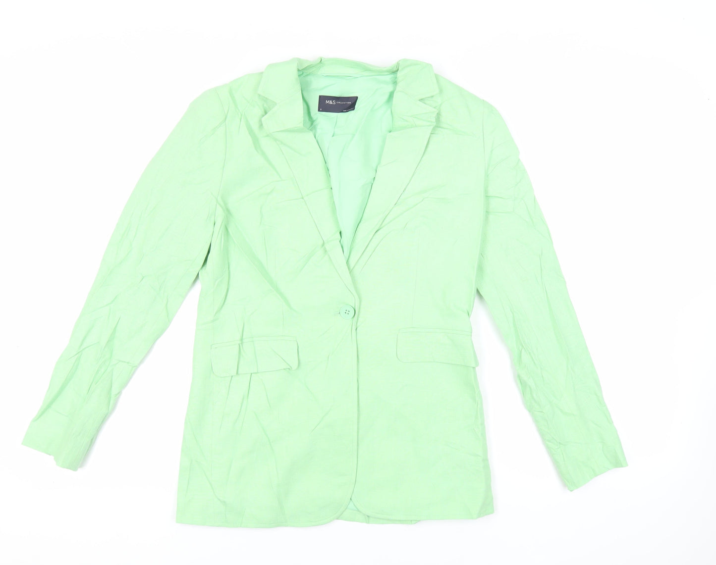 Womens UK Size 8 Marks and Spencer Green Jacket