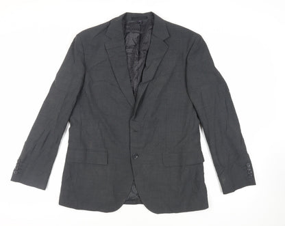 Mens UK Size 40 Marks and Spencer Regular Grey Suit Jacket