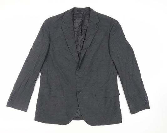 Mens UK Size 40 Marks and Spencer Regular Grey Suit Jacket