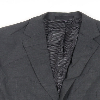 Mens UK Size 40 Marks and Spencer Regular Grey Suit Jacket