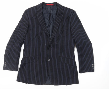 Mens UK Size 38 Burton Regular Black Suit Jacket