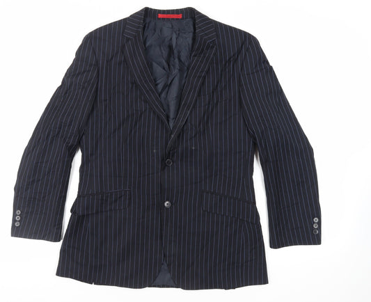 Mens UK Size 38 Burton Regular Black Suit Jacket