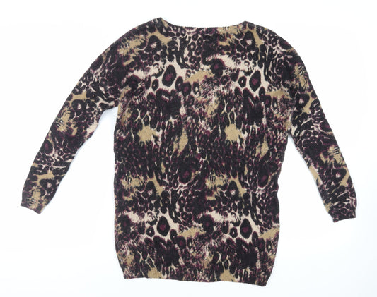Womens UK Size 8 Warehouse Purple Pullover Jumper