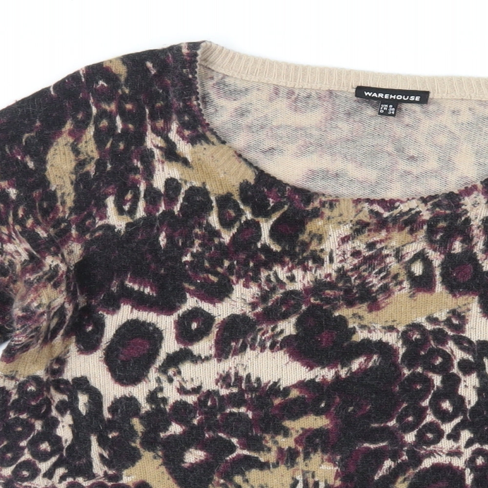 Womens UK Size 8 Warehouse Purple Pullover Jumper