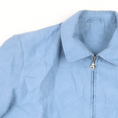 Damart Womens Blue Jacket Size 18 Zip