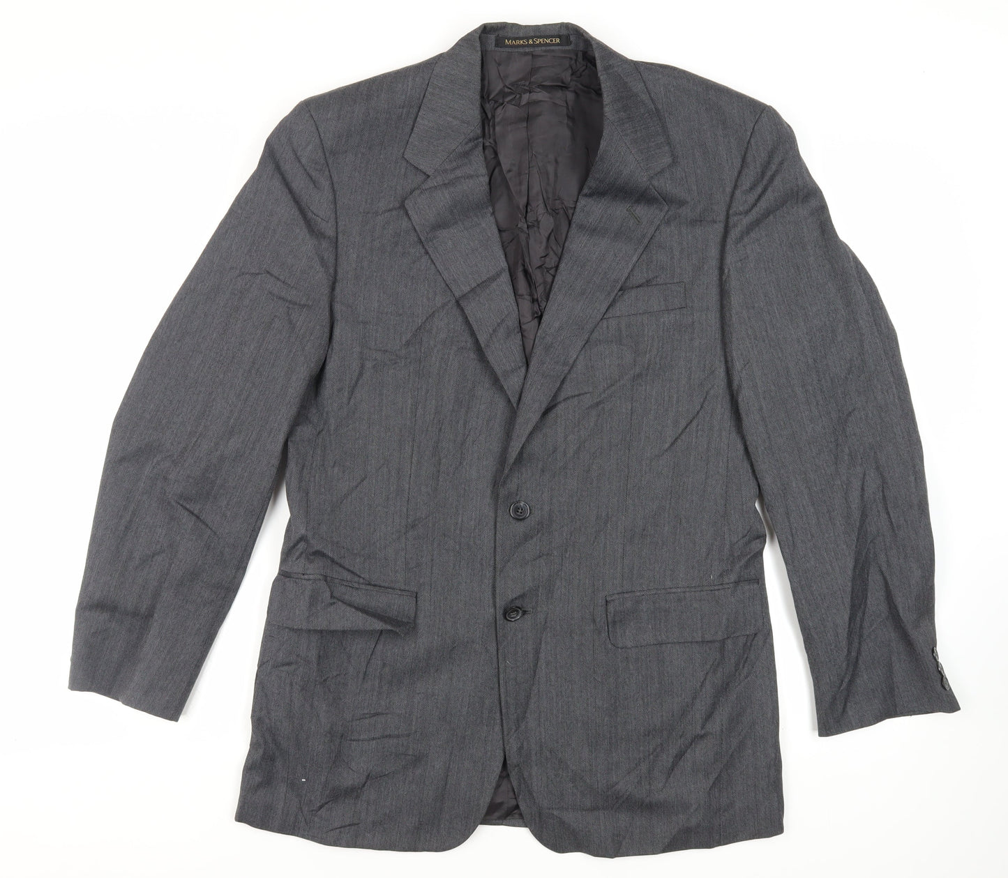 Mens UK Size 40 St Michael Regular Grey Suit Jacket