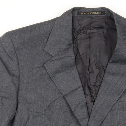Mens UK Size 40 St Michael Regular Grey Suit Jacket