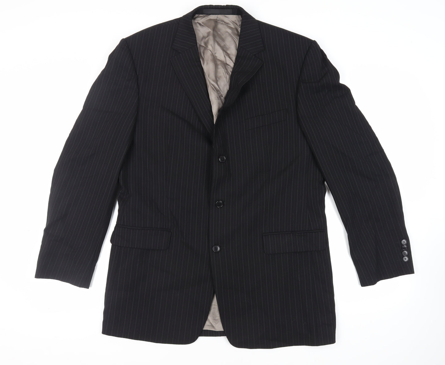 Mens UK Size 42 Marks and Spencer Regular Black Suit Jacket