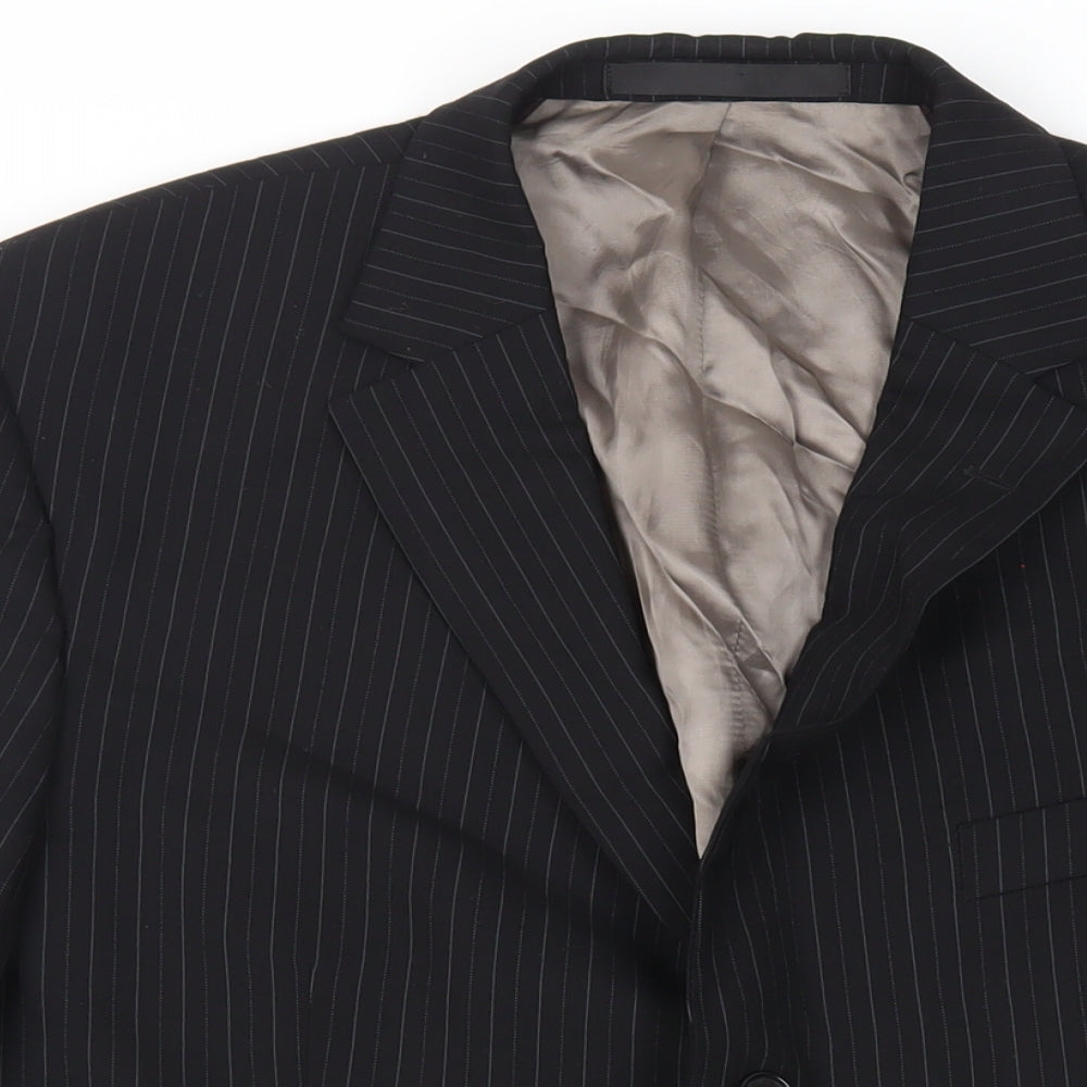 Mens UK Size 42 Marks and Spencer Regular Black Suit Jacket