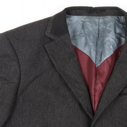 Mens UK Size 44 Steel & Jelly Regular Grey Suit Tuxedo