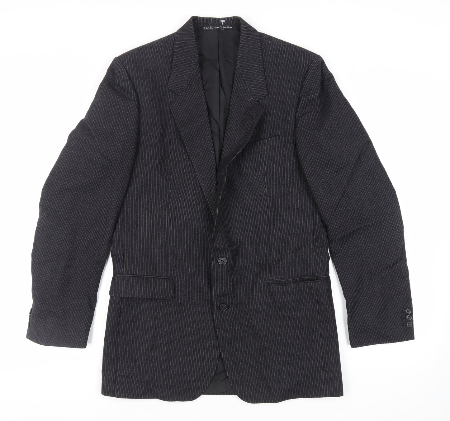 Mens UK Size 38 The Burton Collection Regular Black Suit Jacket