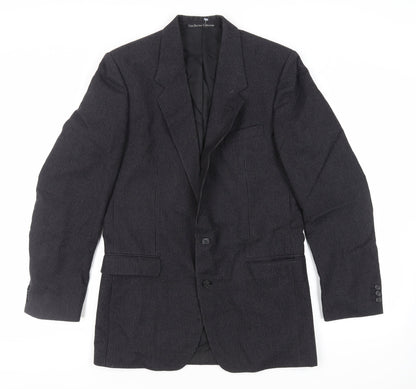Mens UK Size 38 The Burton Collection Regular Black Suit Jacket