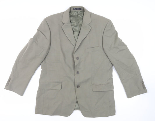 Mens UK Size 42 BHS Regular Beige Suit Jacket