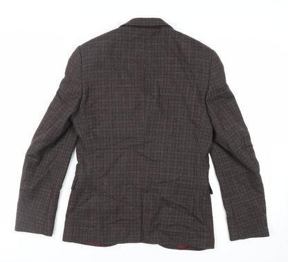 Mens UK Size 38 NEXT Regular Brown Suit Jacket