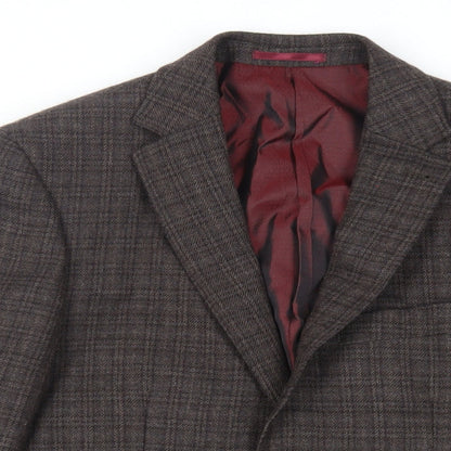 Mens UK Size 38 NEXT Regular Brown Suit Jacket