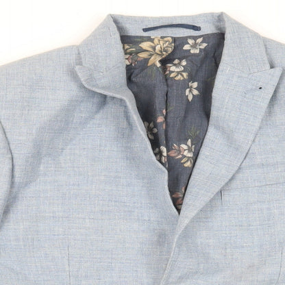 Mens UK Size 38 NEXT Regular Blue Suit Jacket