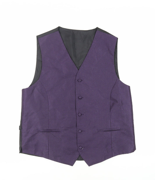 Mens UK Size 42 Marks and Spencer Regular Purple Suit Jacket