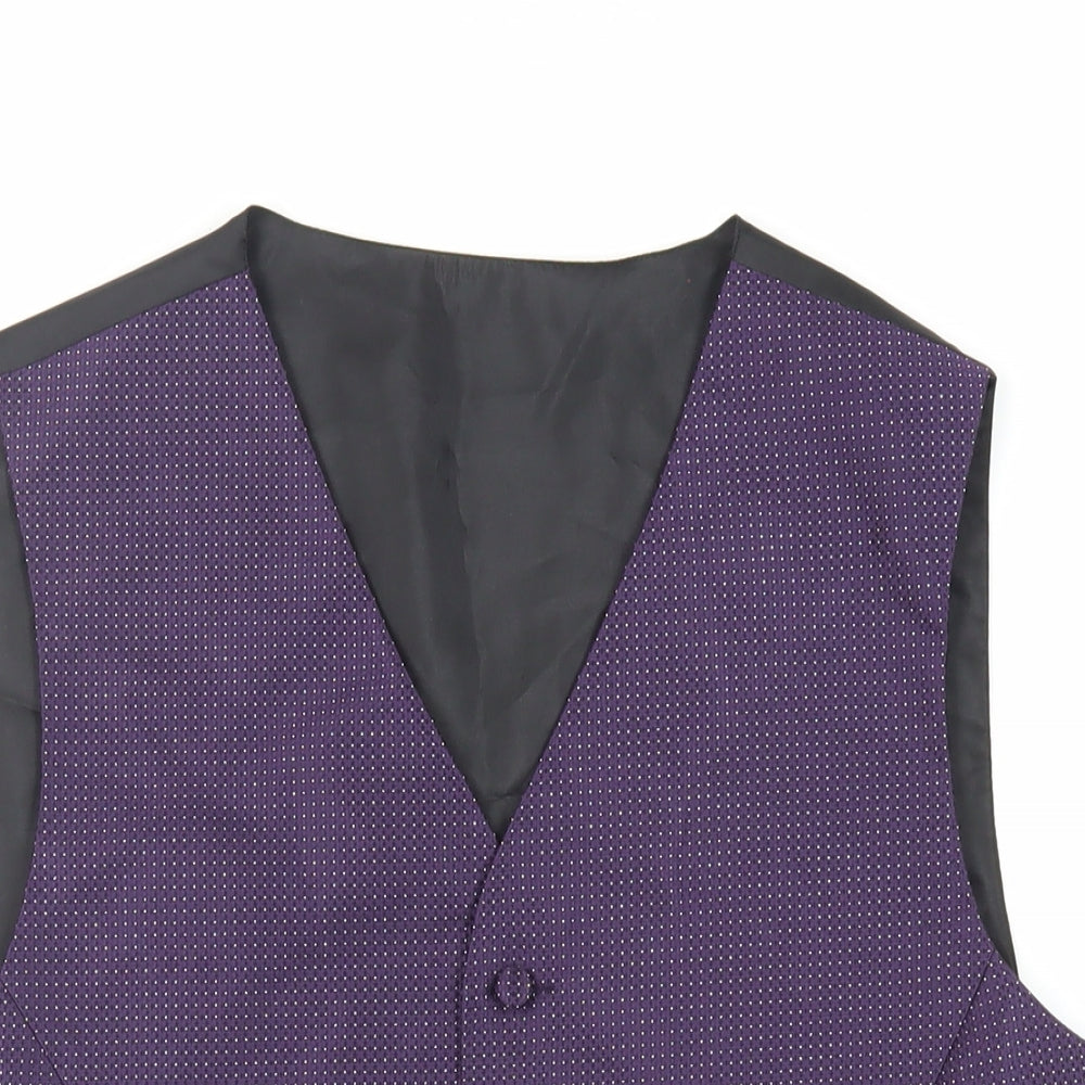 Mens UK Size 42 Marks and Spencer Regular Purple Suit Jacket