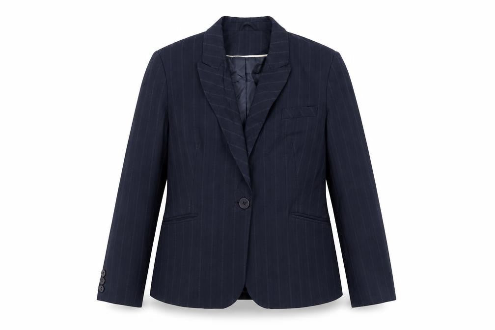 Womens UK Size 16 AMARANTO Blue Jacket