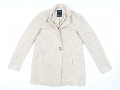 Womens UK Size 10 Yessica Beige Overcoat