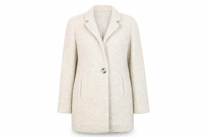 Womens UK Size 10 Yessica Beige Overcoat