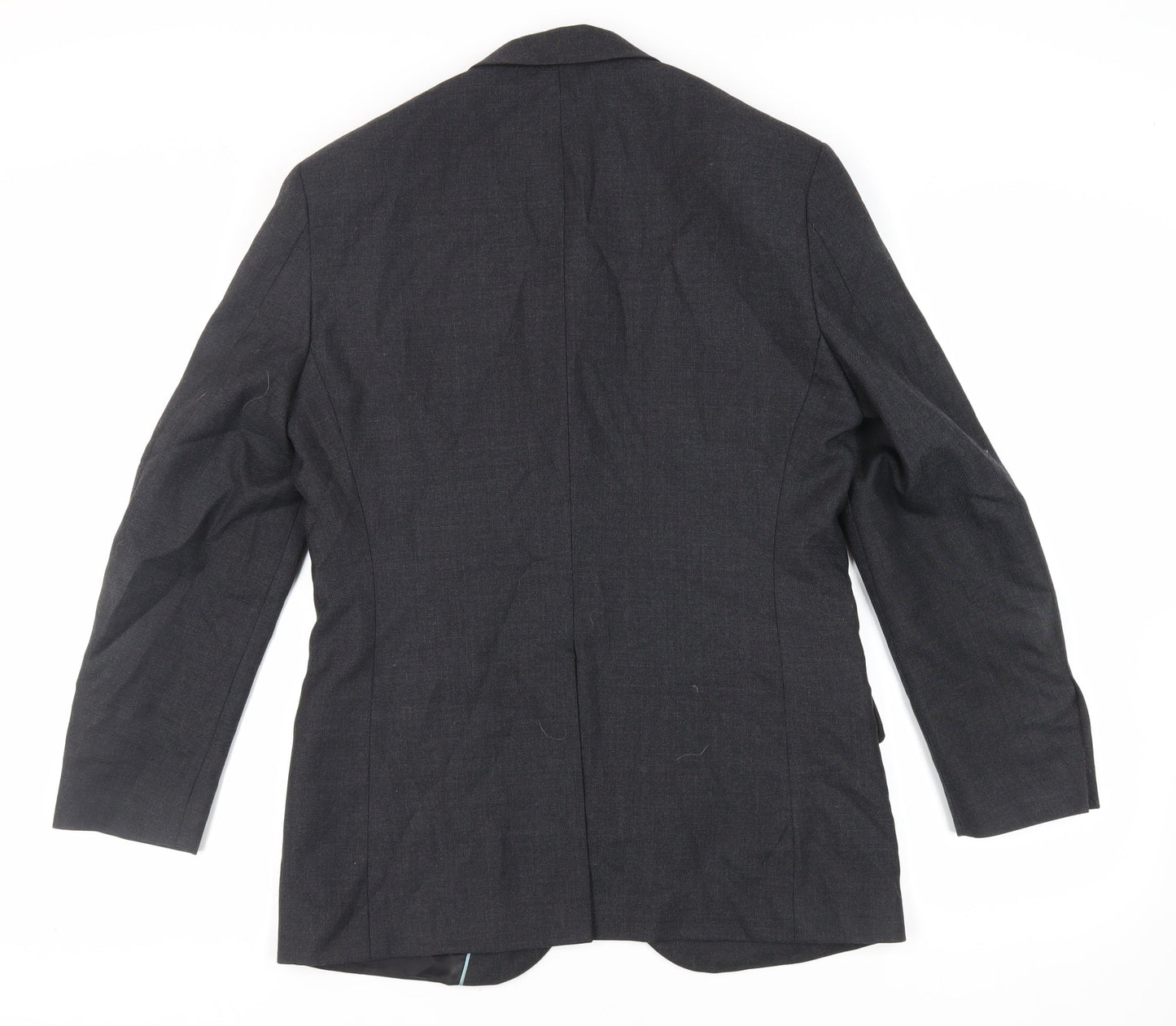 Alexandra Mens Grey Polyester Jacket Suit Jacket Size 36 Regular