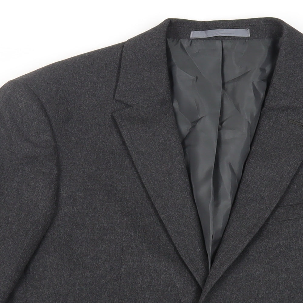 Mens UK Size 38 Marks and Spencer Regular Grey Suit Jacket