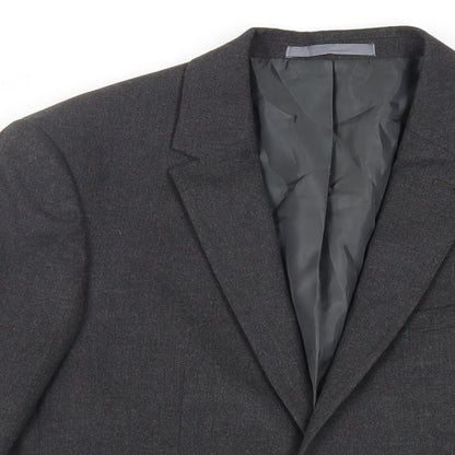 Mens UK Size 38 Marks and Spencer Regular Grey Suit Jacket
