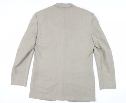 Mens UK Size 42 Greenwoods Regular Beige Suit Jacket