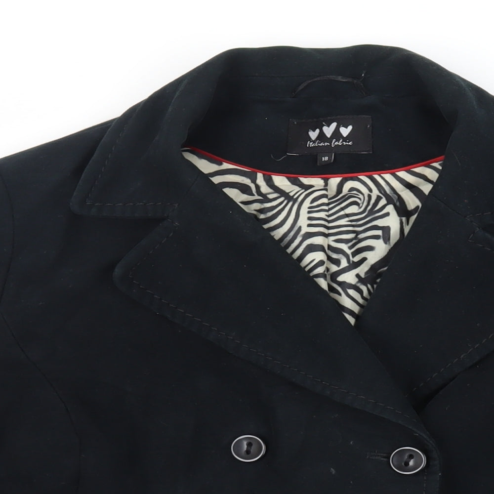 Womens UK Size 18 Per Una Black Jacket