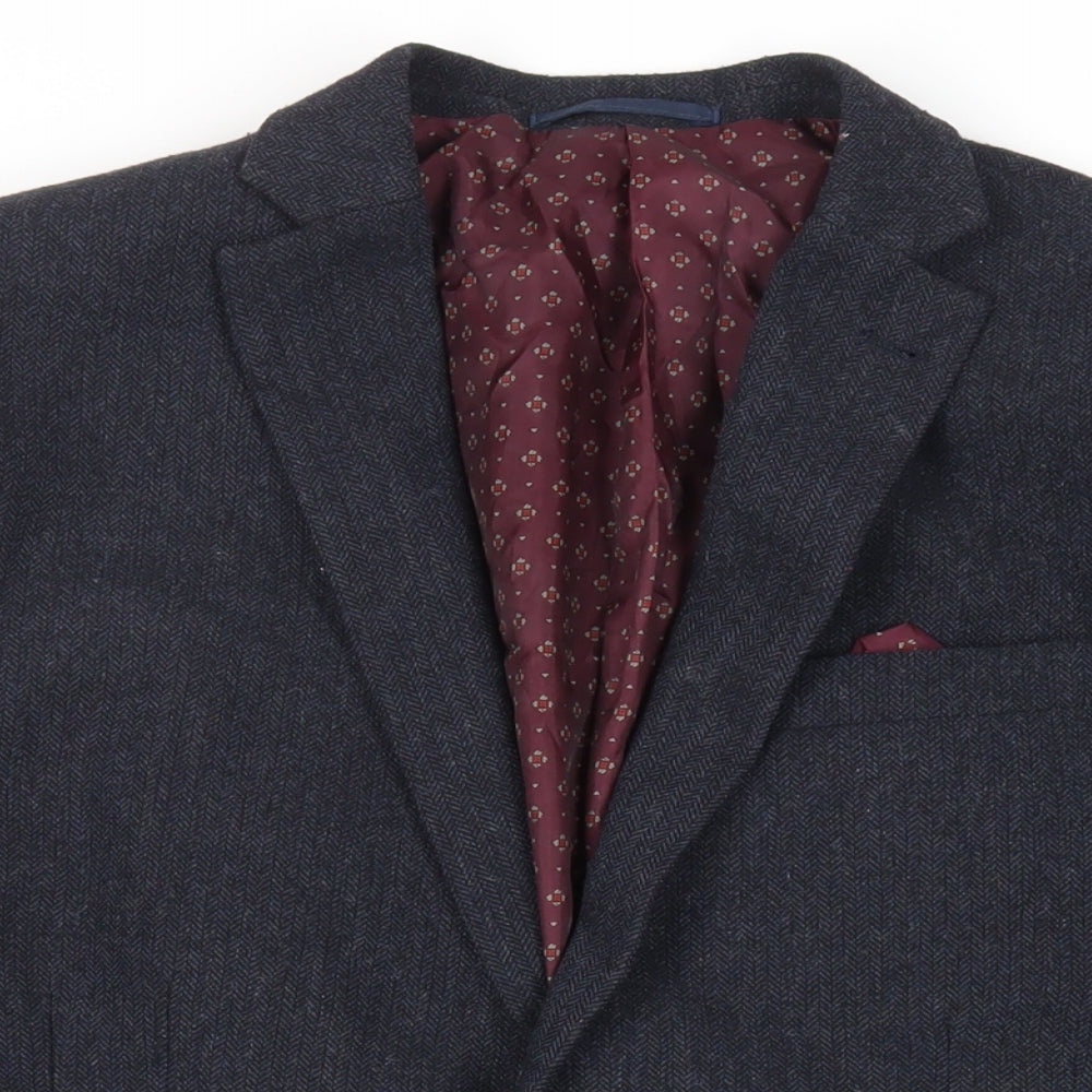 Mens UK Size 40 NEXT Regular Grey Suit Jacket