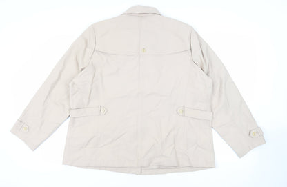 Womens UK Size 22 Marks and Spencer Beige Jacket
