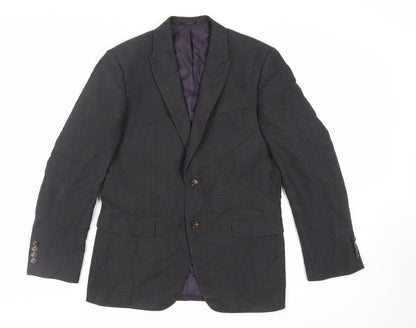 Mens UK Size 40 Fellini Regular Grey Suit Jacket