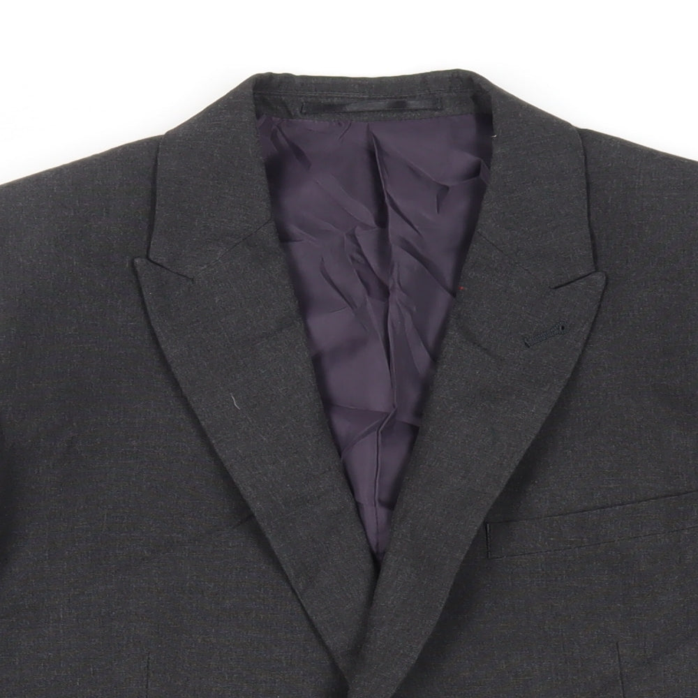 Mens UK Size 40 Fellini Regular Grey Suit Jacket