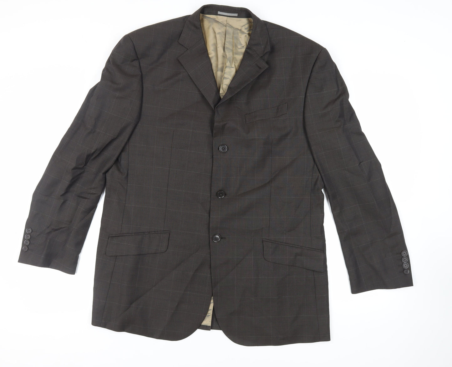 Mens UK Size 44 NEXT Regular Brown Suit Jacket