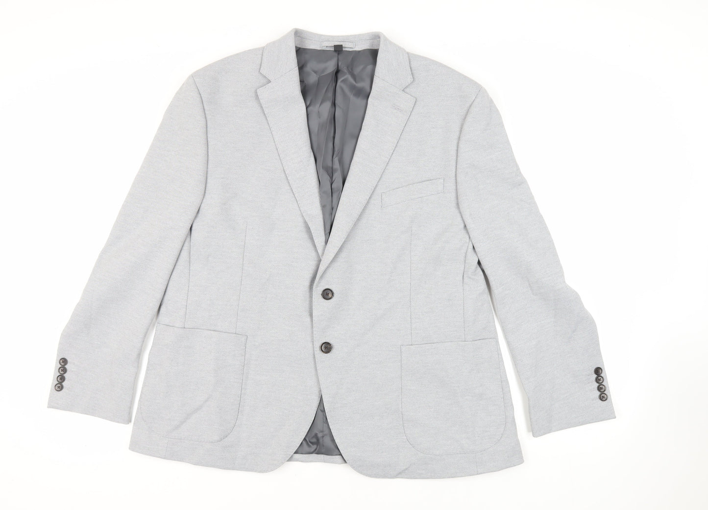 Mens UK Size 46 Marks and Spencer Regular Grey Suit Jacket