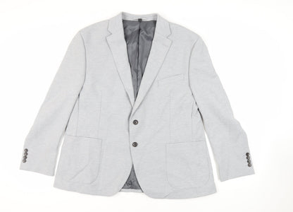 Mens UK Size 46 Marks and Spencer Regular Grey Suit Jacket