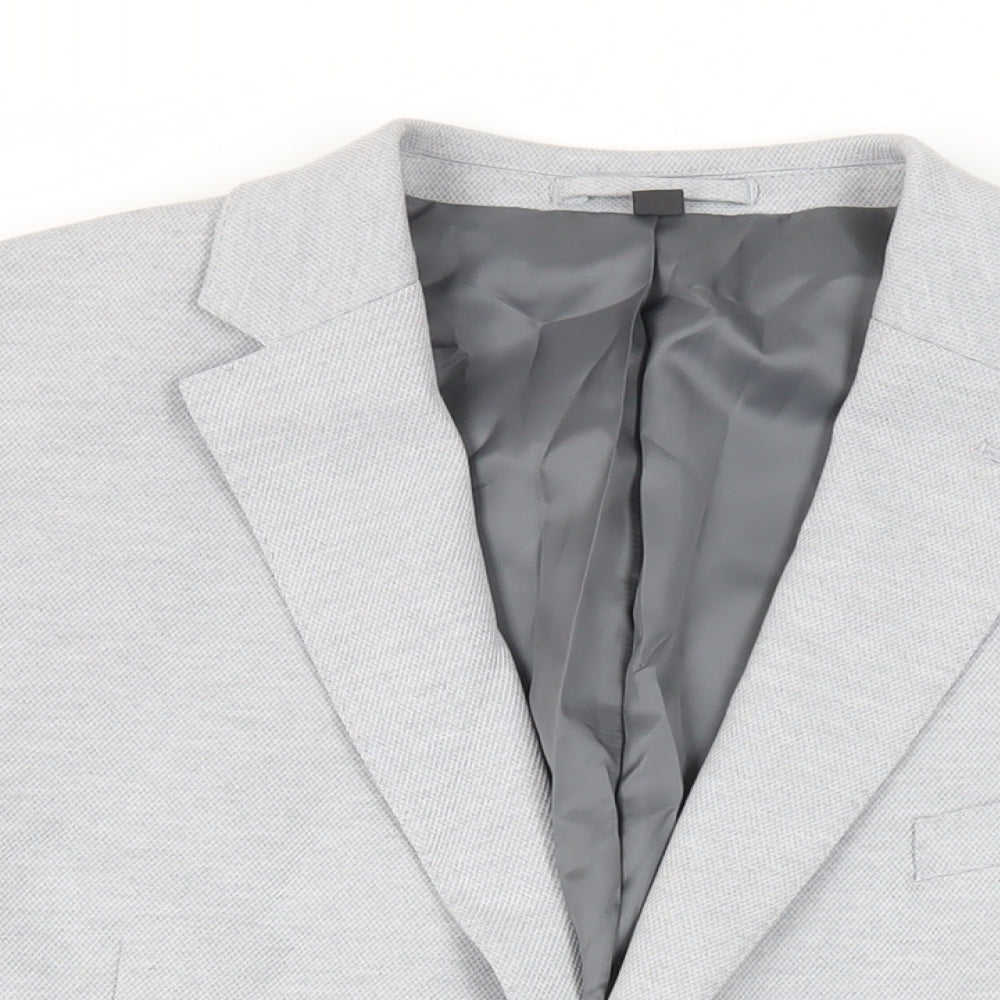 Mens UK Size 46 Marks and Spencer Regular Grey Suit Jacket